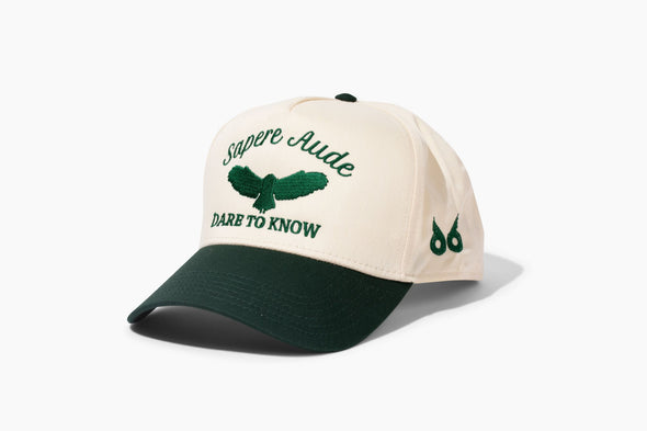 SA Logo Snapback / Dark Green-Natural