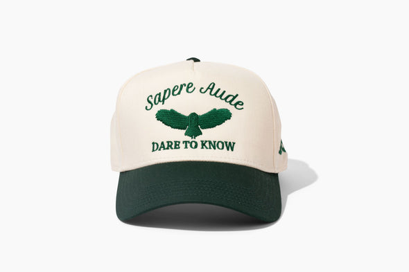 SA Logo Snapback / Dark Green-Natural